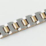 Ladies Gold Stainless Steel Caremic Smart Charm Bracelet thumbnail-2