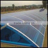 Polycarbonate Solid Transparent Roofing Sheet Construction Material Plastic Sheet