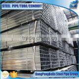 50*50*1.0mm Hollow Section Pre Galvanized Square Steel Pipe