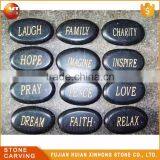 Wholesale Souvenir Carve Word Decoration Granite Cobble thumbnail-3