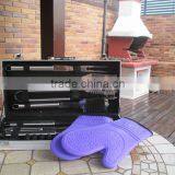 Amazon Selling Well BBQ Cooking Gloves Silicone Oven Mitts for Oven Cooking