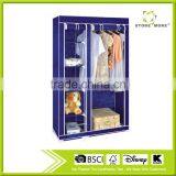 Store More Popular Shelves Non Woven Wardrobe With Wheels thumbnail-1