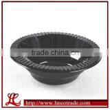Party Black Plastic PS Disposable Bowl thumbnail-1