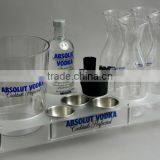 Custom Made Acrylic Glass Tray for Bar Service thumbnail-5