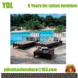 Youdeli Wicker Chaise Lounge Outdoor Furniture thumbnail-1