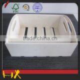 Rectangle Wooden Tray With Handles thumbnail-1