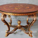 Reproduction Rococo Furniture Round Drawing Table thumbnail-2