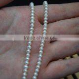 Newly 3mm White Freshwater Pearl Strand thumbnail-1