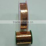 Gold Metallic Plastic Coated Twist Tie Wire for Christmas Gift Clip thumbnail-6