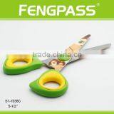 S1-1038C 5.5" 2Cr13 Stainless Steel Blade With PP+TPR Plastic Handle Mini Scissors thumbnail-3