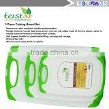 Hot Selling Antimicrobial Non Slip Flexible pp Chopping Board Cutting Board Set thumbnail-4