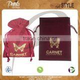 Promotional Velvet Gift Pouch With Logo Print thumbnail-1