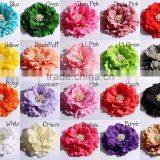 Fabric Flower Clip Fabric Flower Brooch for Kids Hair Accessories thumbnail-6