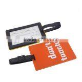 Customized Silicone Rubber Luggage Bag Label Tag , Soft PVC Silicone Luggage Tag thumbnail-2