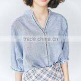 Business Women Popular and Beautiful Cotton Shirt thumbnail-5