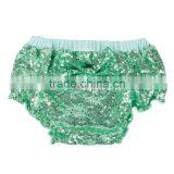Gold Sequins Baby Cotton Bloomers With Bow Back thumbnail-5