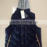Factory Waistcoats Bulk Wholesale Vest With Hood Casual Mens Vests thumbnail-2
