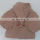 Baby Girl Wool Batwing Coat for Winter thumbnail-2