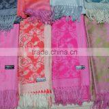 New Hot Popular Ladies Jacquard Paisley Floral Viscose Scarf for Dubai thumbnail-2