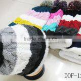 Fashion Most Popular 100%acrylic Crochet Knitted Stripe Hot Cap for Winter in Stock Now! thumbnail-5