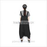 Ladies Gypsy Style Blank Long Black Romper Pants Plus Size Overall Jumpsuit Women thumbnail-3