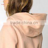 Womens Long Coat With Hood,Women's Long Coat Woolen Overcoats thumbnail-5