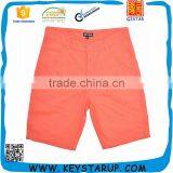 Bright Orange Waterproof Fast Dry Golf Shorts For Men