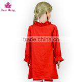 Best Selling Red Long Sleeve Girl Latest Design Spring Tops LBF2015122503 thumbnail-6