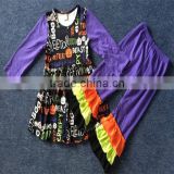Wholesale baby girls boutique remake clothing set halloween costumes for kids children clothes