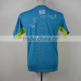 Dry Fit Mens t Shirt Sport Wear Blue and Green Color thumbnail-2