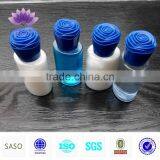 Plastic Clear Bottle With Flower Design Cap Disposable Bottle thumbnail-1