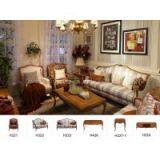 French Style Sofa, Vintage Style Sofa, Fabric Living Room Sofa 3 Seater thumbnail-1