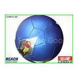 Standard Weight Official Soccer Balls / Blue Regulation Size Football