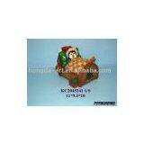 Polyresin Penguin on Bed Saving Bank thumbnail-1