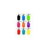 Mini Rubber Silicone Coin Pouch / Wallet With Climbing Hook , Customized