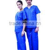 Anti-static Nonwoven SMS Navy Blue Lab Gown