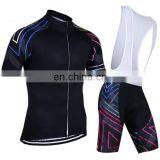 New sportswear Sublimation Printed Cycling Jersey dry fit boy team bib shorts customized design