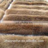 Real Raccoon Fur Collar for Garment Wholesaler Raccoon Fur Trim/piping thumbnail-1