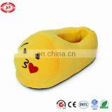 Kiss valentines gift slippers plush soft fashion shoe