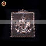 Wr Wholesale Art Crafts Bronze Metal Medal Creative Square Shaped Medal with Ribbon