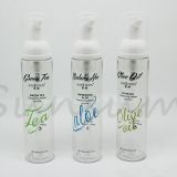 Transparent 150ml Hair Care Foam Soap Cosmetic Bottle