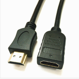 HDMI AM TO AF CABLE, MOLDING PLUG