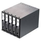 Aluminum 5-bay Slot 3.5in SATA Tray-less Hot Swap Backplane Internal Enclosure for 3.5in SATA HDD Mobile Rack thumbnail-3