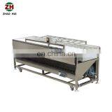 Industrial Automatic Red Bell Pepper Onion Tomato Vegetable Brush Roll Washing Machine for Sale thumbnail-6