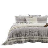 Sherpa Comforter and Throw Combo Set, Ultra Softy Fluffy Warm Checker Plaid Pattern Cold Winter Bedding Set