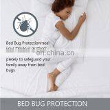 High Quality 100% Polyester Anti-bacterial Waterproof Cooling Knitted Pads Mattress Protectors thumbnail-3