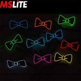 10pcs Random Color Masquerade Wedding Cold Light LED Bow Tie