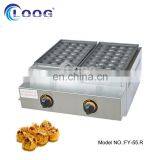 Commercial Kitchen Supply Dual Head Two Plates Gas Takoyaki Making Machine thumbnail-1