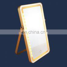 Vanity High Definition Home Decoration Led Lights Table Mirror Desk Lamp With Mirror