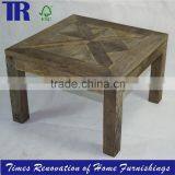 Solid Wood Square Coffee Table,vintage Coffee Table,reclaimed Timber Coffee Table thumbnail-2